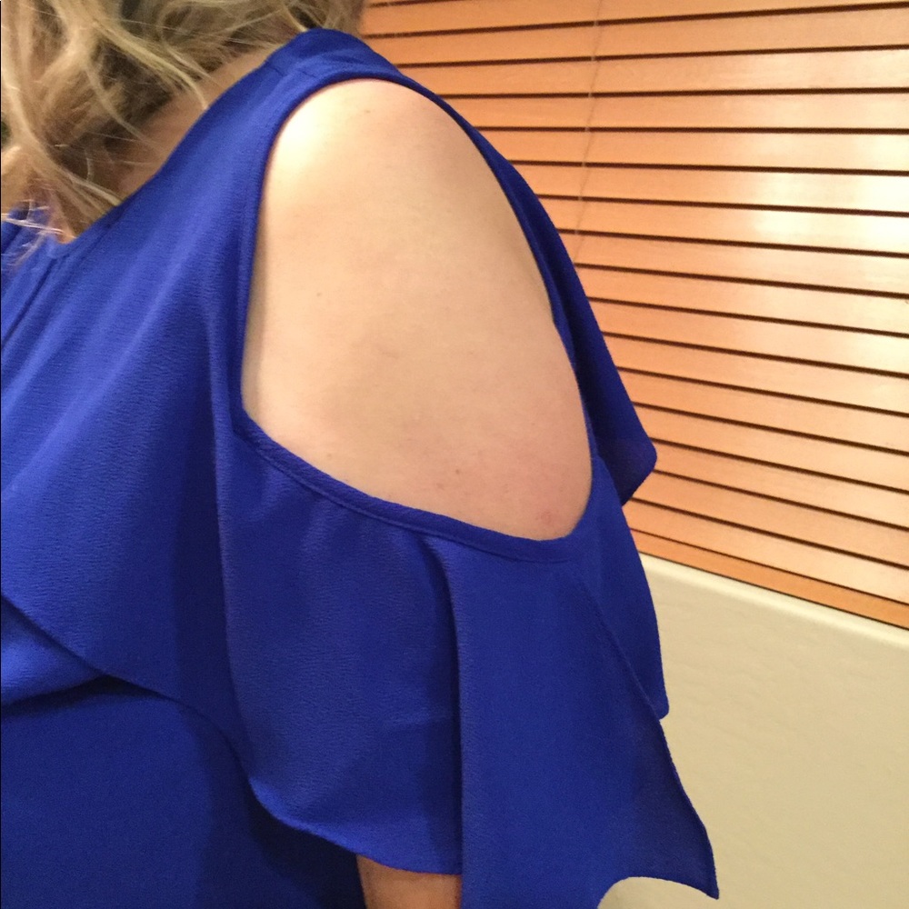 Vince Camuto peek a boo blouse